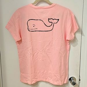Vineyard Vines Women's Graphic Pocket Tee Pink